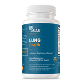 Dr. Tobias Lung Health Supplement bottle featuring 60 capsules