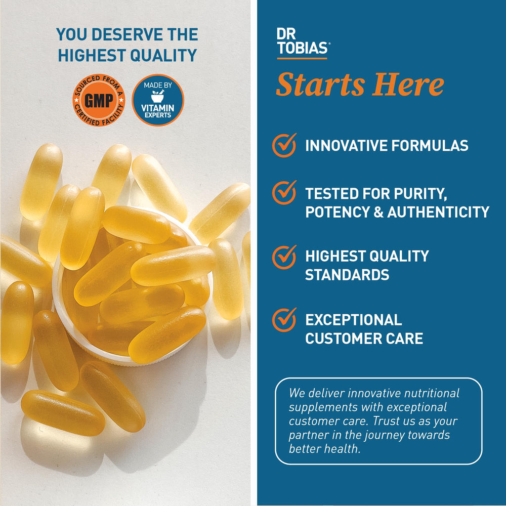 Dr. Tobias Omega-3 enteric-coated capsule for reduced fishy aftertaste