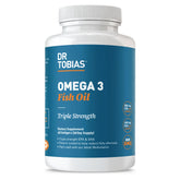 Dr. Tobias Omega 3 Fish Oil triple strength 60 softgels hero image