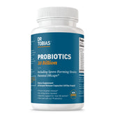Bottle of Dr. Tobias Probiotics with 60 capsules front view