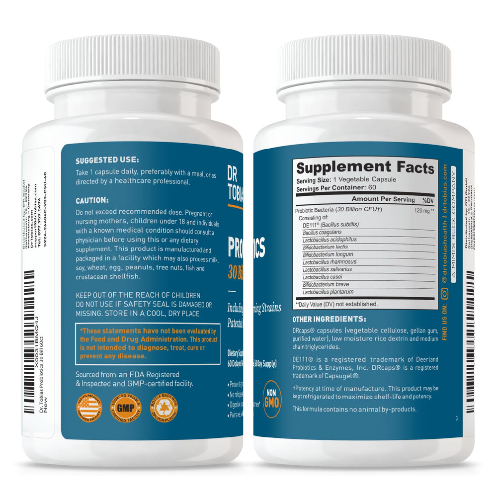 Shelf-stable probiotics product on shelf