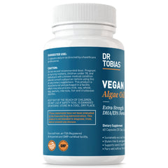 Close-up of capsules and bottle