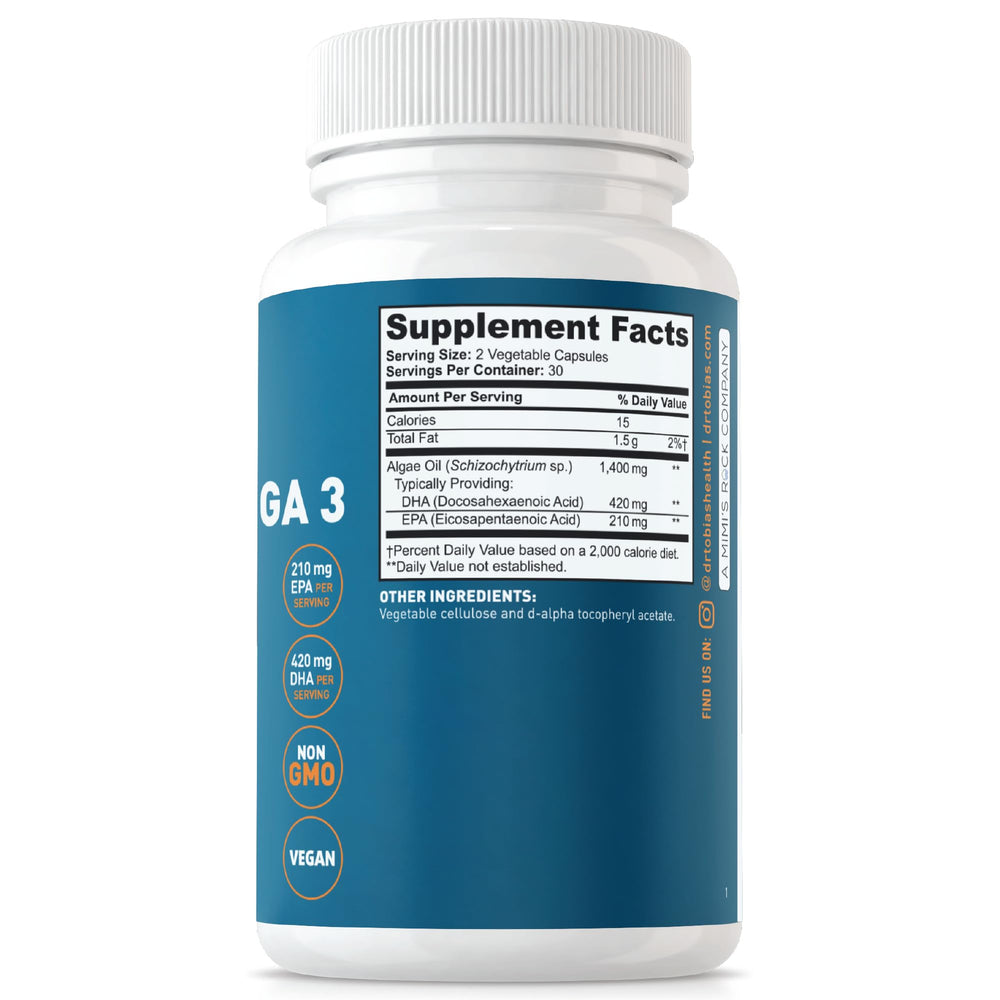 Product packaging showing 60 capsules and 30 servings