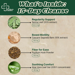 Psyllium husk and flaxseed fiber in the formula