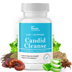 Dr Vitamin Solutions candid cleanse bottle with GLP-1 support ingredients
