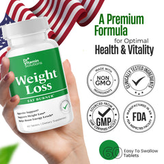 Active woman exercising with the fat burner