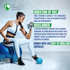 Serving size and capsule details for DR VITAMIN SOLUTIONS
