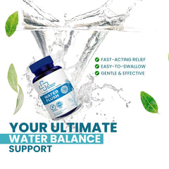 DR VITAMIN SOLUTIONS Water Flush packaging shown ready for monthly weight-management routines