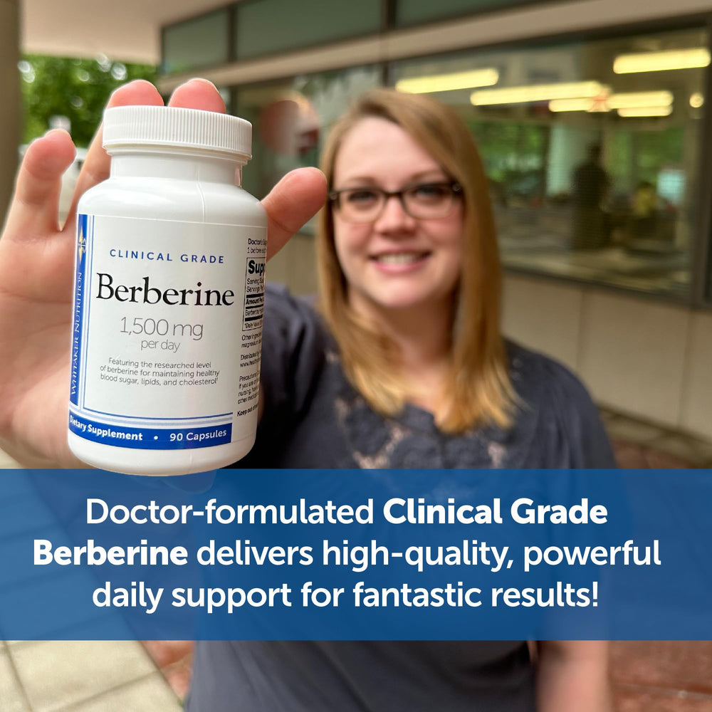 Healthy Directions distributor logo and Berberine packaging