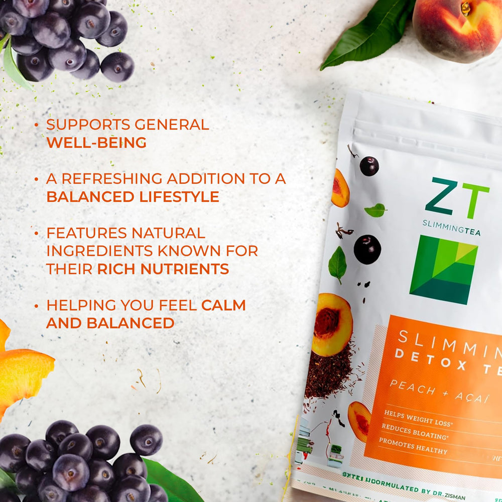 Dr. Zisman ZT Slimming Ashwagandha root detail for calming benefits.