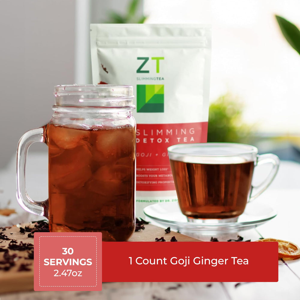 Dr. Zisman ZT Slimming Tea goji-berries dried image shows vibrant fruit accents for flavor.
