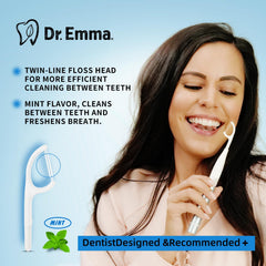 Waterproof flosser suitable for shower or bathroom use