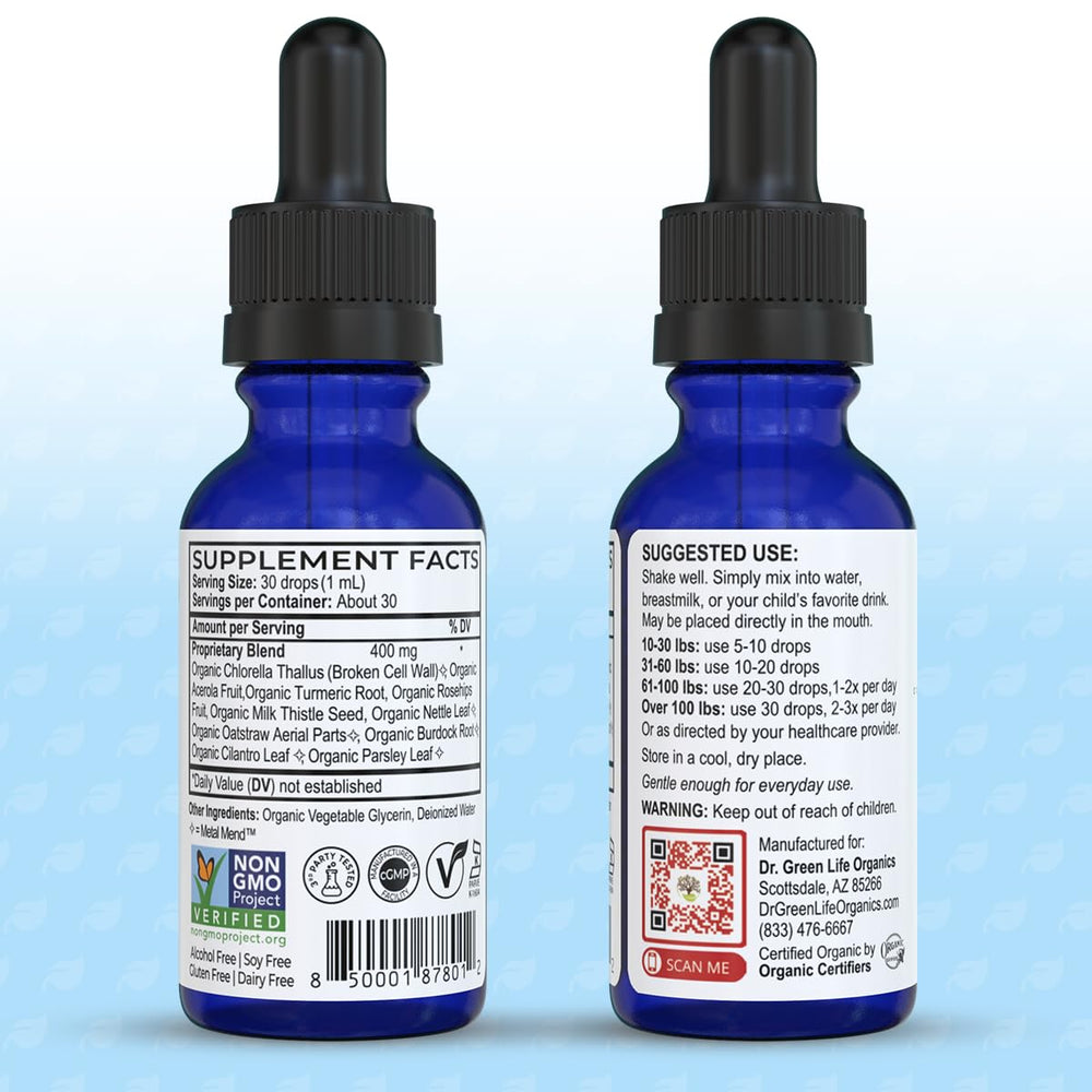 Family-friendly presentation of Dr. Green Mom VaxClear product