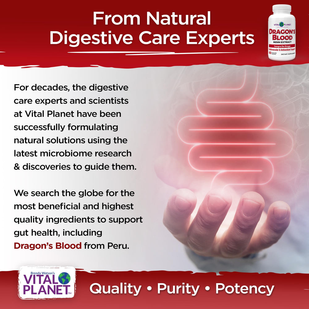 Sustainably sourced Dragon's Blood resin capsules (vegan) packaging