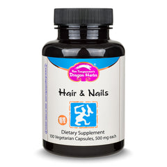 Dragon Herbs Hair and Nails bottle and label