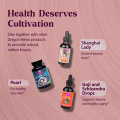Product packaging of Dragon Herbs Hair and Nails 100 capsules