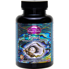 Dragon Herbs Pearl Powder Capsules bottle – 100 capsules, 500 mg per capsule