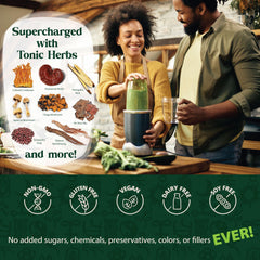Mushrooms and herbs included in Tonic Alchemy