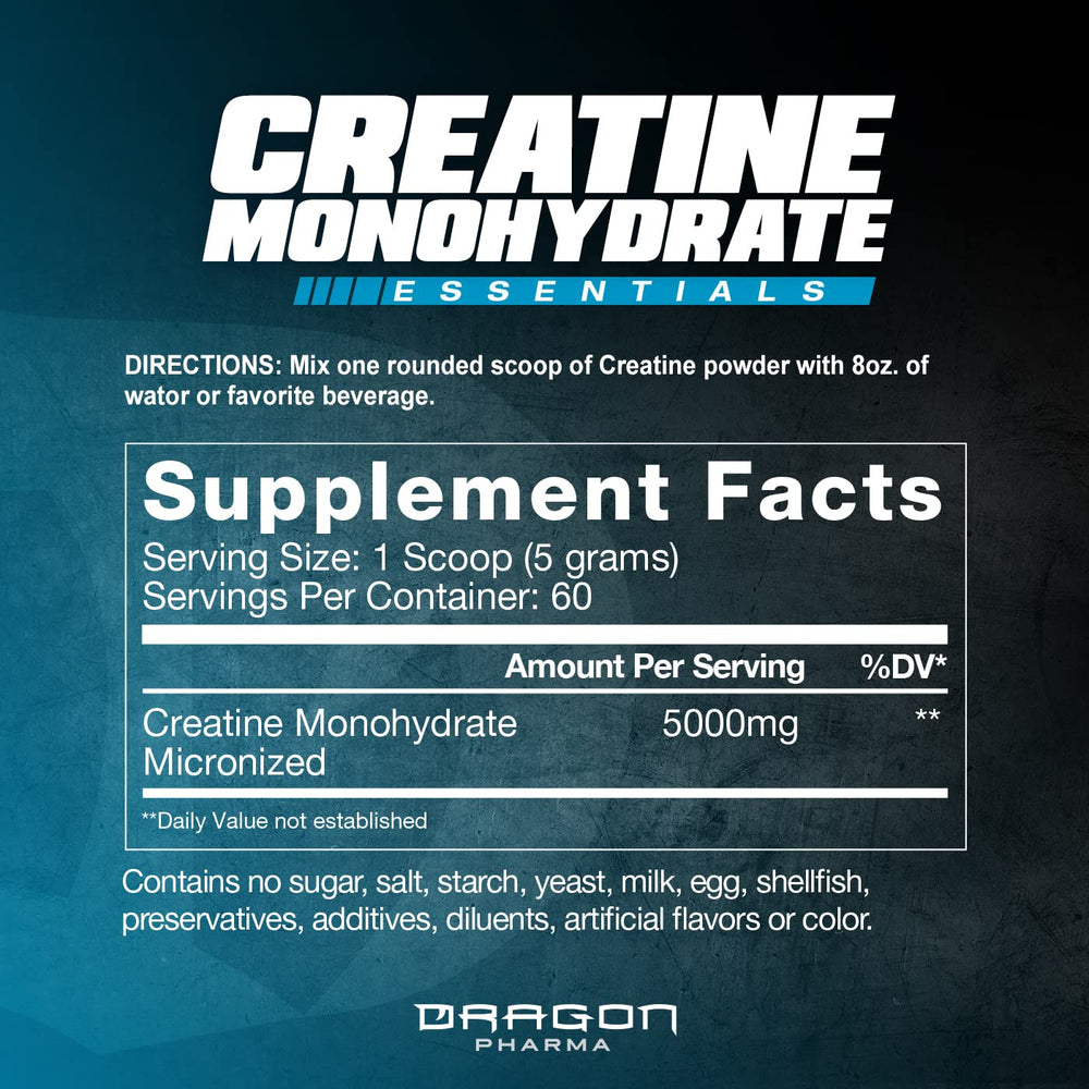 Creatine monohydrate powder with a scoop
