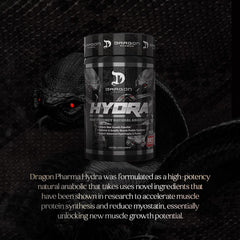 Hydra 120 capsules bottle on white background