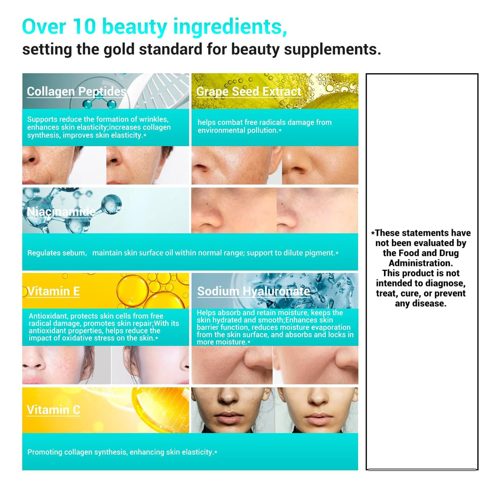 Product label highlighting Vitamin D3, Probiotics, B Complex and Vitamin E