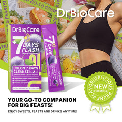 DrBioCare detox and digestive support imagery with healthy gut lifestyle