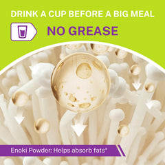 DrBioCare prune-flavor tea cup suggesting daily digestion routine