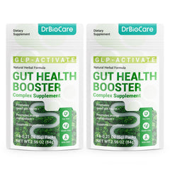 DrBioCare Gut Health Booster Complex bottle and capsules