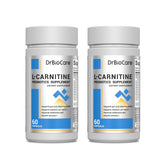 Front view of DrBioCare L-Carnitine Probiotics bottle
