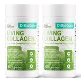 DrBioCare Living Collagen L-Carnitine Complex bottle with 120 capsules