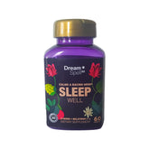 Dream Spell sleep aid bottle label on white surface
