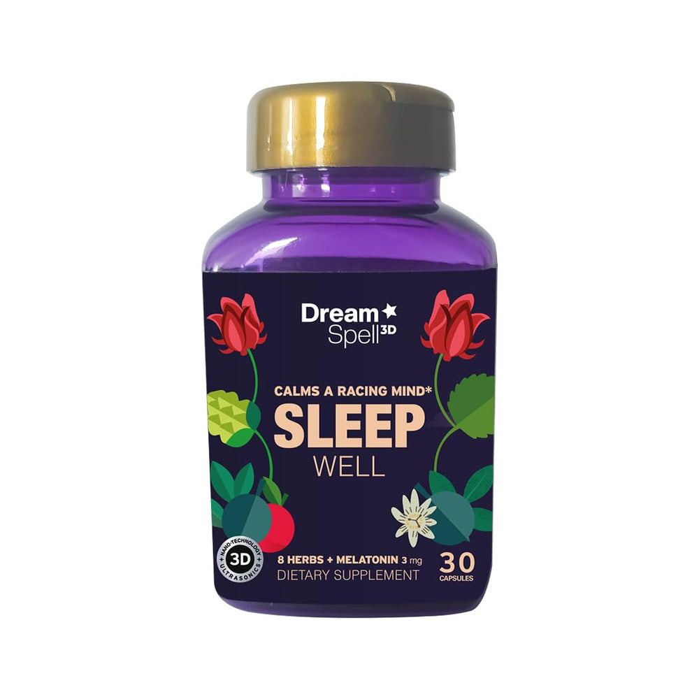 Dream Spell 3D Natural Sleep Aid bottle front view