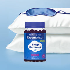 Relaxed adult preparing for bed with Dream Water Sleep Gummies
