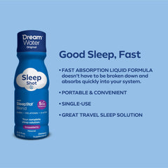 Dream Water snoozeberry travel-pack for on-the-go sleep aid