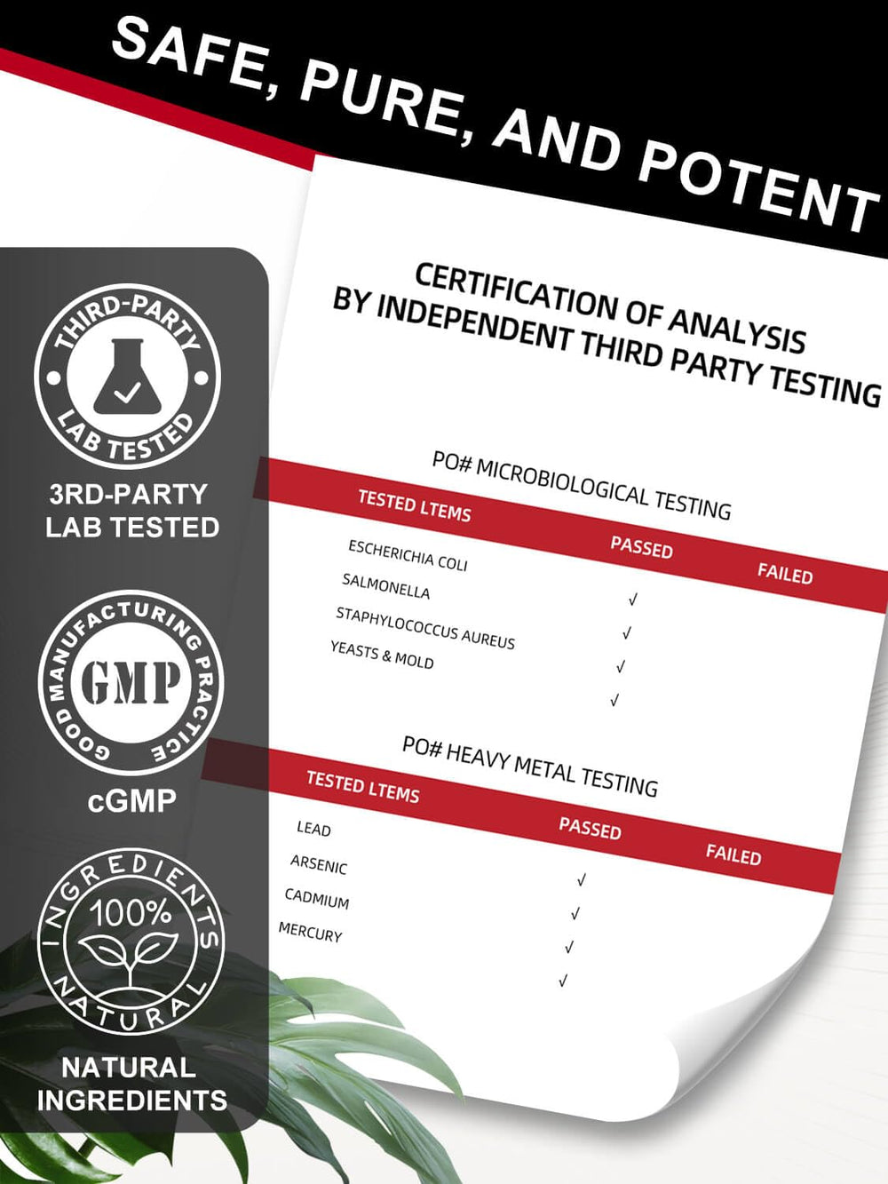 Active ingredients: MCTs, phytosterols, and CoQ10 complex
