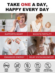 CoQ10 benefits: energy, immunity, brain health and antioxidants