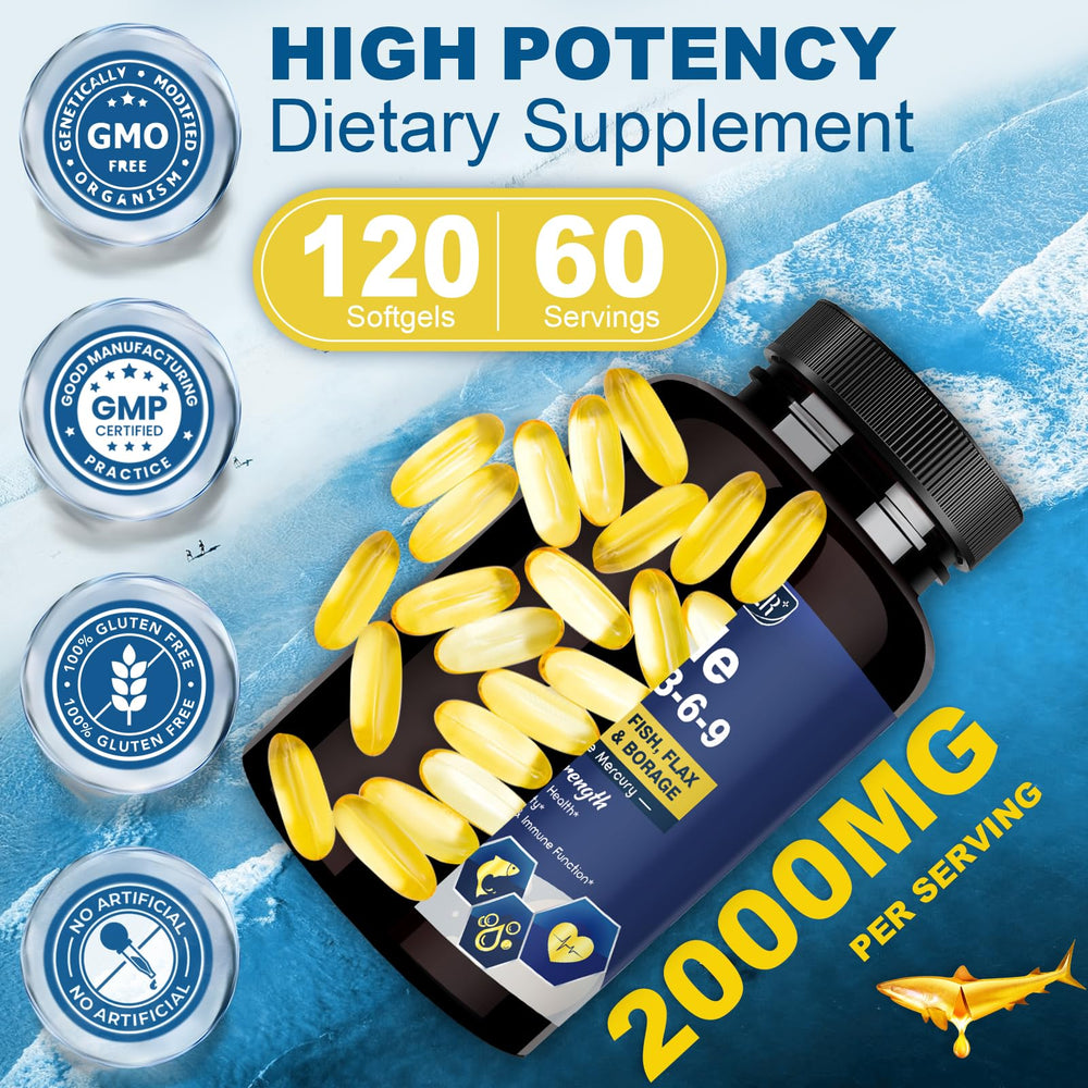 DRFOSTER Omega 3-6-9 softgels packaging