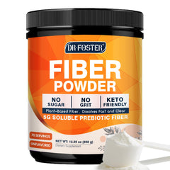 DRFOSTER Prebiotic Fiber Powder Unflavored bottle