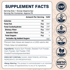 Vegan IBS-friendly icon and fiber symbols