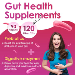 Close-up of DRFOSTER Women Probiotics label