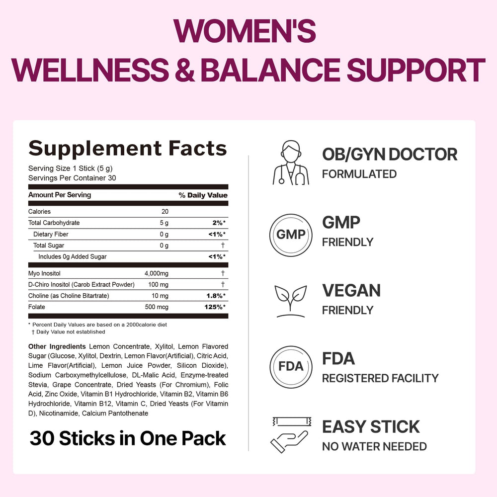 Dr.GET IT product flatlay with folate and choline ingredient visuals