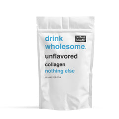 drink wholesome unflavored collagen tub—easy-to-digest protein for sensitive stomachs.