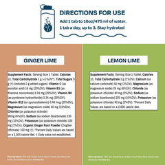 Drinklits bottle with tablets ready to drop in for refreshing daily hydration.