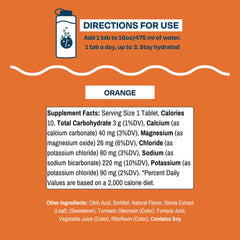 Drinklits natural orange flavor sip demonstrates clean citrus taste for hydration