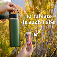 Drinklits tube packaging front displays Made in USA quality and dual-tube pack.