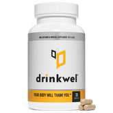 Drinkwel Better Mornings bottle and packaging packshot