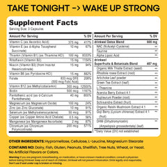 3rd-party testing and quality assurance certificate for Drinkwel Better Mornings