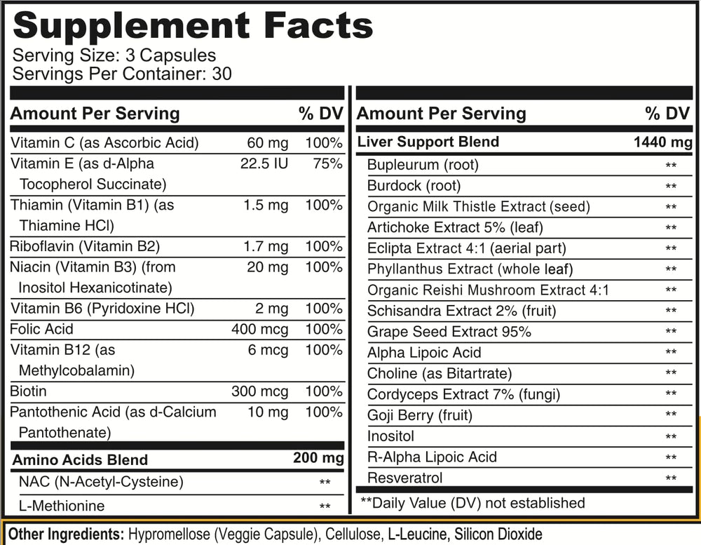 drinkwel Revil capsules shown as allergen-free vegetarian supplement