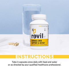 drinkwel Revil milk thistle close-up emphasizing antioxidant-rich herbal ingredient