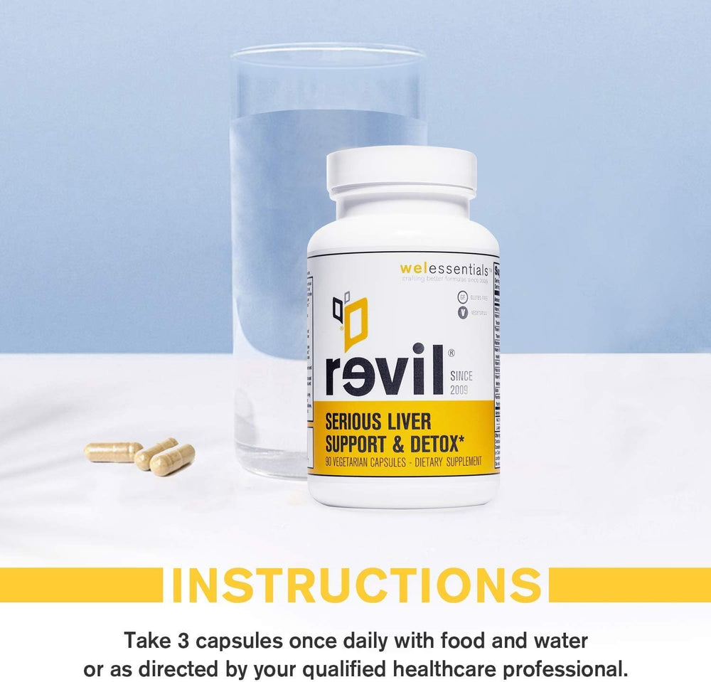 Gluten-free, dairy-free, soy-free, and allergen-free label on Drinkwel Revil